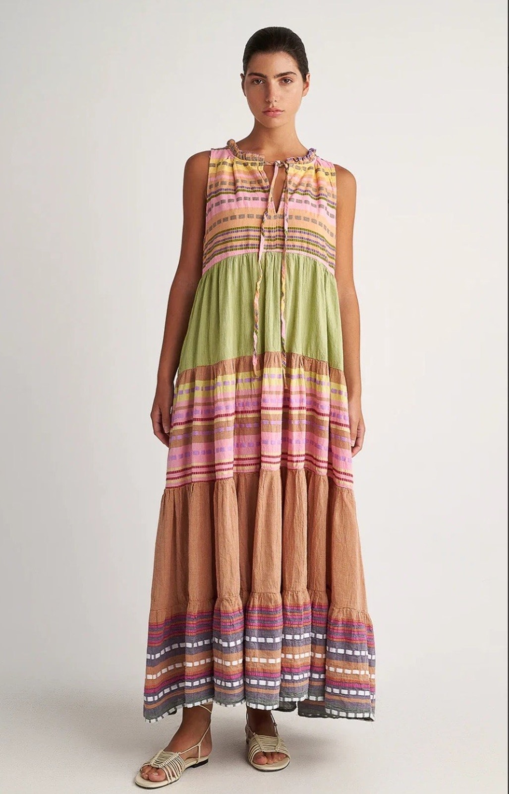 Pearl & Caviar Alonissos Zakar Maxi Dress Sleeveless Xs/S Nwt